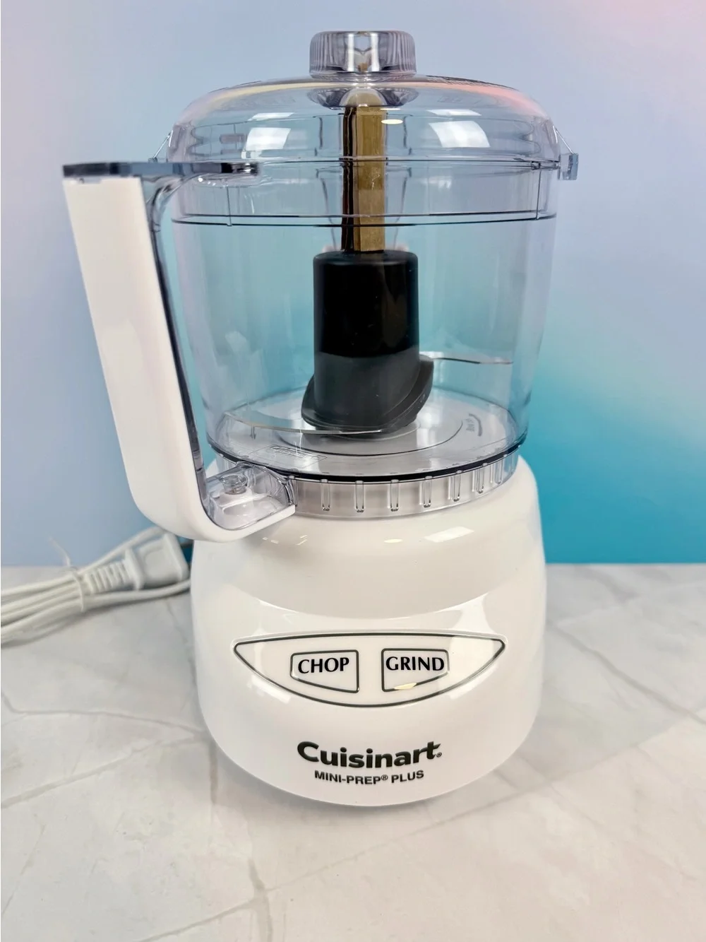 Cuisinart White and Clear Mini Food Processor